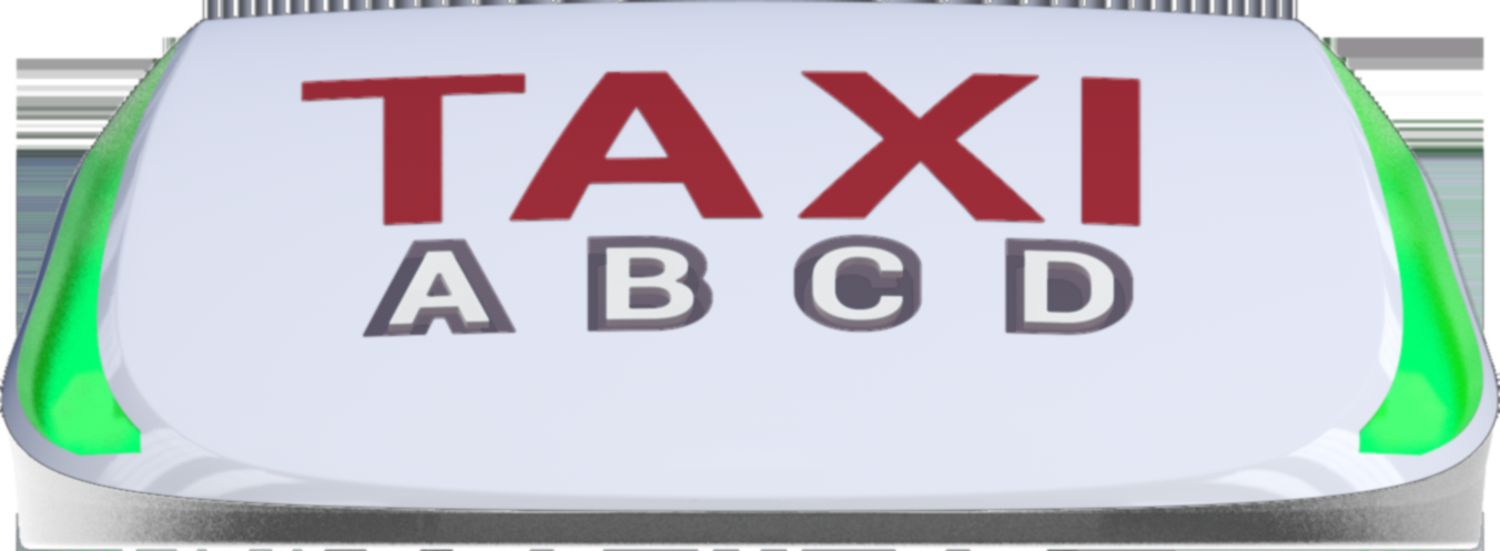 AirGlade 2 LED Taxi Roof Sign Ireland